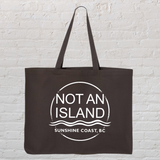 Not An Island canvas bag