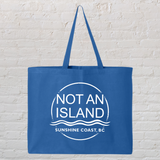 Not An Island canvas bag