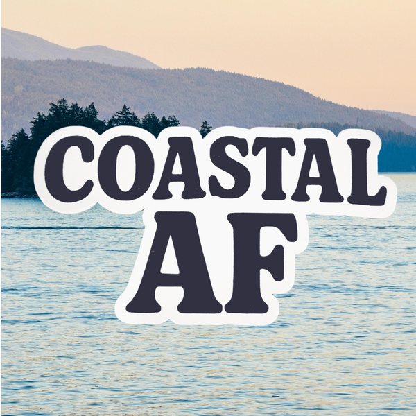 Coast AF Sticker