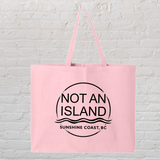 Not An Island canvas bag