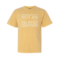 Not An Island Coloured Tees