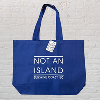 Not An Island canvas bag