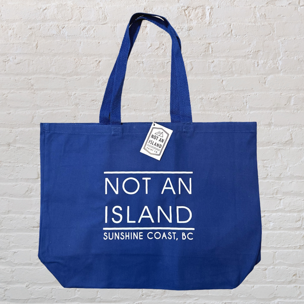 Not An Island canvas bag